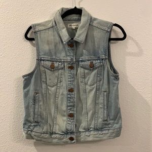 Madewell denim vest
